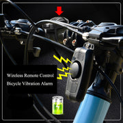 Blocco bicicletta Antifurto Anti-smarrimento Sensore rilevatore allarme vibrazioni telecomando wireless ricarica USB