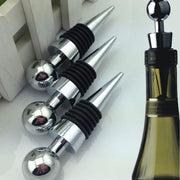 Tappo per bottiglia di vino rosso riutilizzabile sigillato sottovuoto da 2 pezzi, Round Shape
