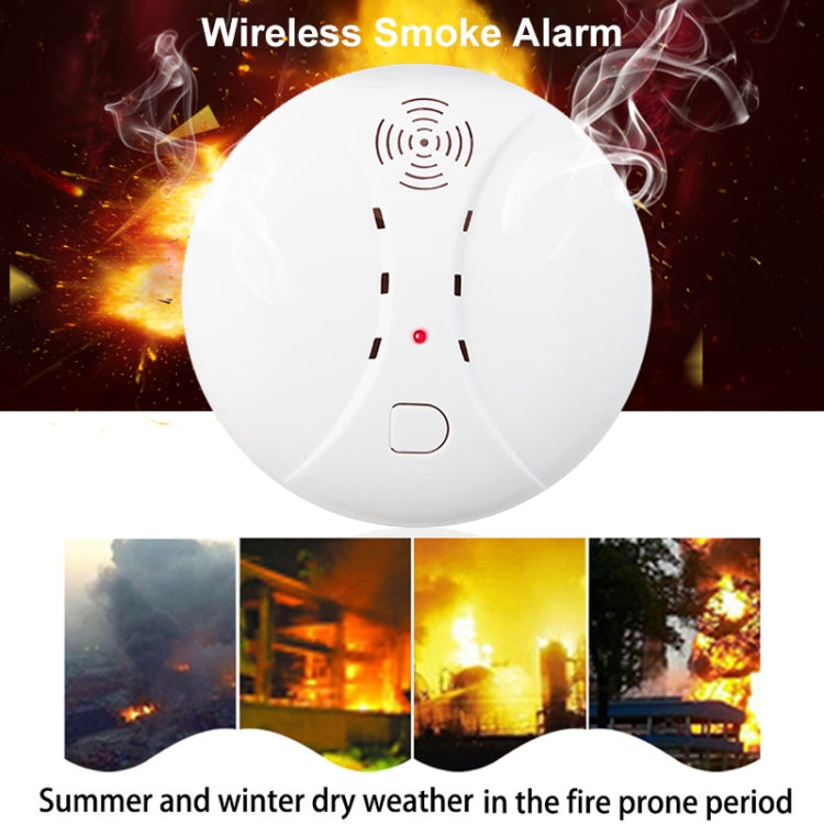 Sistemi di allarme di sicurezza domestica con sensore antincendio wireless, rilevatori di fumo