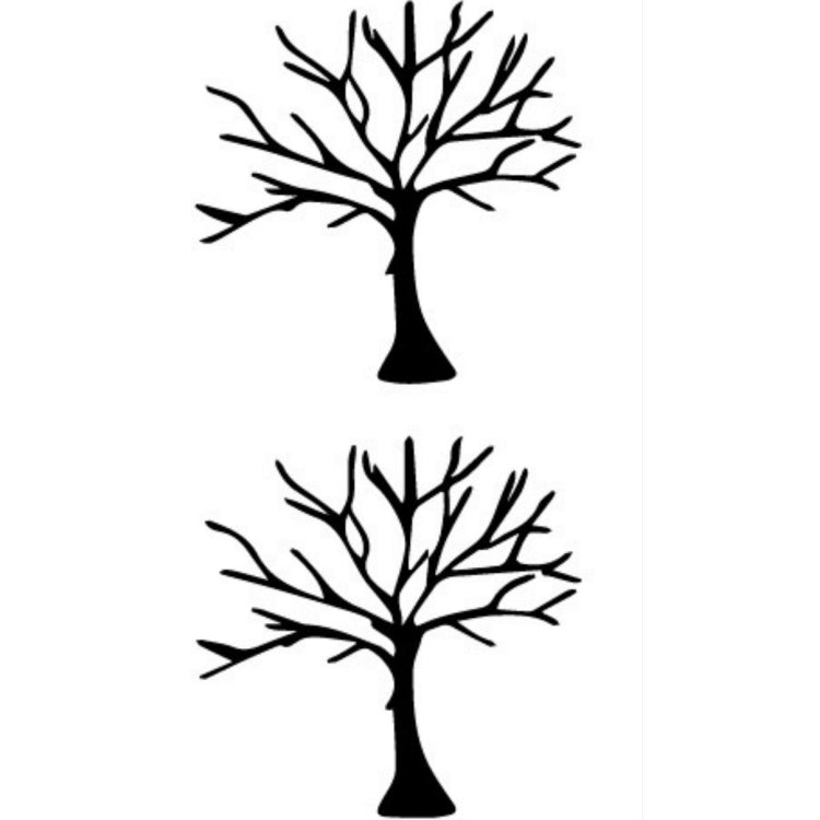Adesivo per tatuaggio temporaneo impermeabile nero classico da 10 pezzi