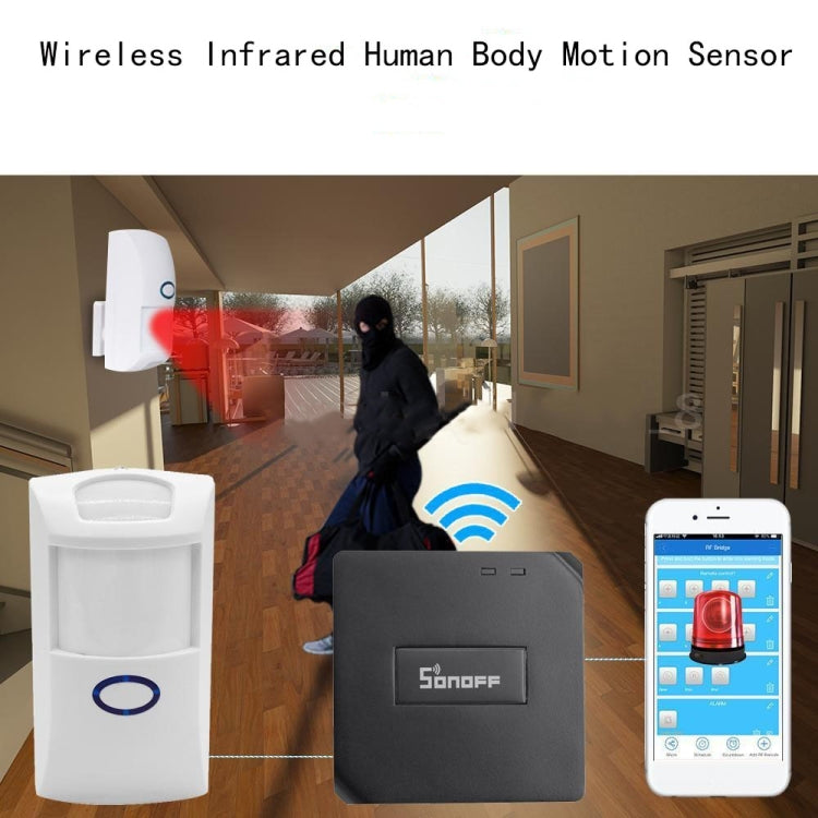 CT60 PIR2 Rivelatore a infrarossi wireless Sensore di movimento del corpo umano a parete per allarme di sicurezza domestica intelligente Smart Remote