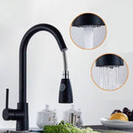Rubinetto Estraibile Da Cucina Rubinetto Girevole A Scomparsa Per La Casa Calda E Fredda In Acciaio Inossidabile 304, Electroplated Copper, Brushed Copper, Stainless Steel Black, Plating 304, Copper Plating + Water Stop