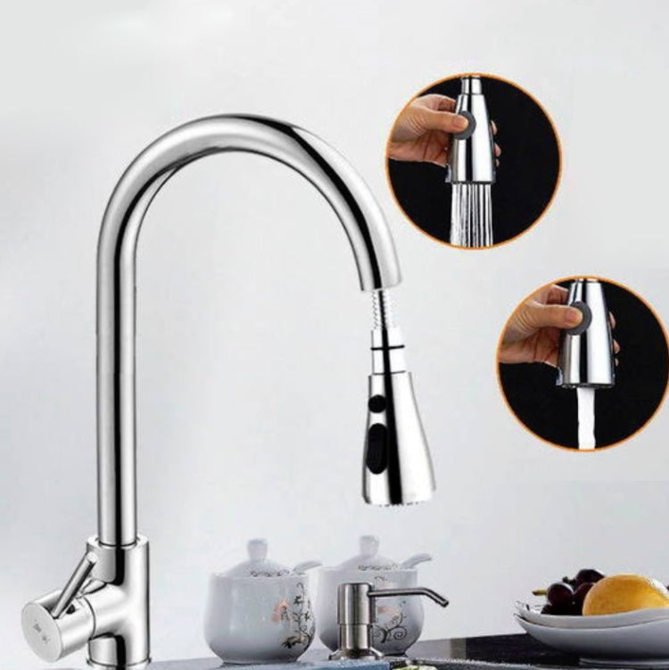 Rubinetto Estraibile Da Cucina Rubinetto Girevole A Scomparsa Per La Casa Calda E Fredda In Acciaio Inossidabile 304, Electroplated Copper, Brushed Copper, Stainless Steel Black, Plating 304, Copper Plating + Water Stop