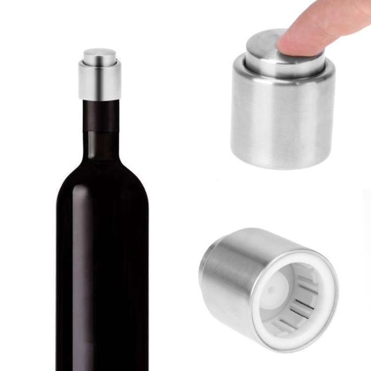 Tappo per champagne con tappo per vino rosso in acciaio inossidabile, Red Wine Stopper, Wordless Wine Stopper, Champagne Stopper, Wordless Champagne Stopper