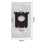10 Sacchetti per aspirapolvere Accessori per sacchetti per aspirapolvere Bianco per filtro aspirapolvere Electrolux Philip Tornado e S-BAG, Vacuum Cleaner Bags