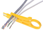 Mini pinza per cavi di rete da 5 pezzi, taglierina per cavi gialla, 5 PCS