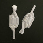 Scarico a tenuta d'acqua Birra fatta in casa Unidirezionale Fermentazione del vino Camera d'aria Valvola di ritegno in plastica sigillata con camera d'aria Valvole a tenuta d'acqua, Uncovered plain check valve, Common check valve with cover