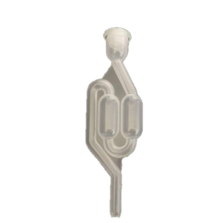 Scarico a tenuta d'acqua Birra fatta in casa Unidirezionale Fermentazione del vino Camera d'aria Valvola di ritegno in plastica sigillata con camera d'aria Valvole a tenuta d'acqua, Uncovered plain check valve, Common check valve with cover