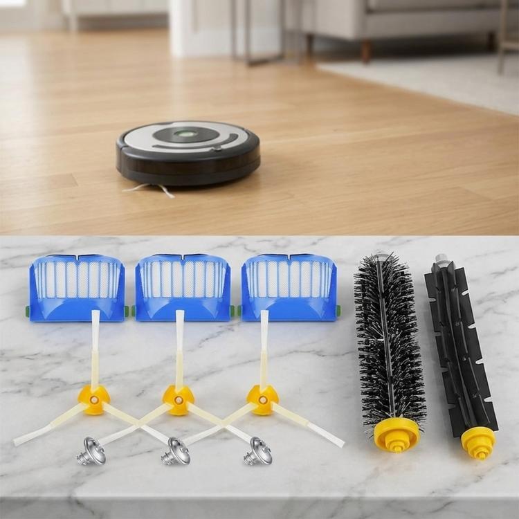 Set 10 accessori ricambio spazzole per Roomba serie 6