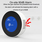 Rilevatore di perdite di gas wireless Sensore di allarme Rilevatore di perdite di gas naturale