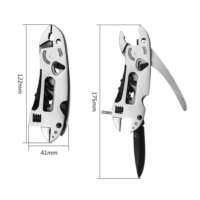 Pinza multifunzione da campeggio in acciaio inox 13cm