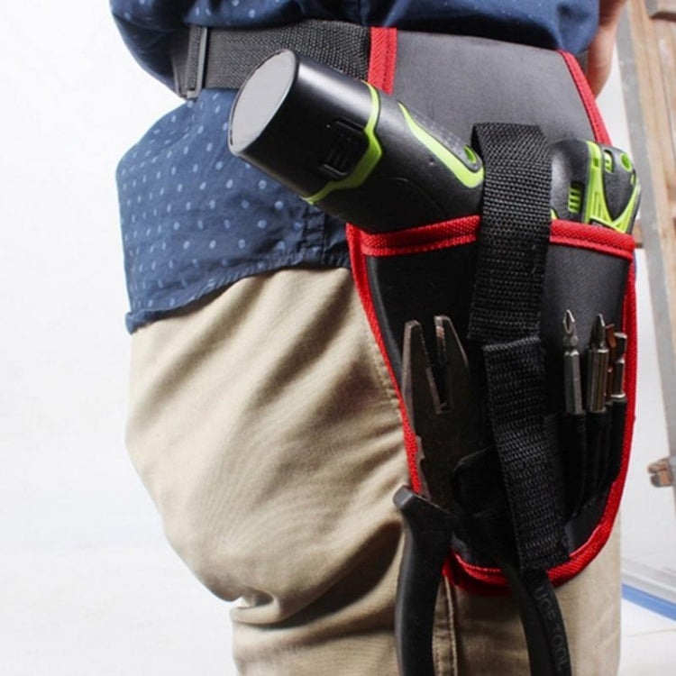 Supporto per trapano a batteria portatile Trapano per cacciavite a batteria Borsa per utensili elettrici Borsa per cintura per attrezzi da trapano