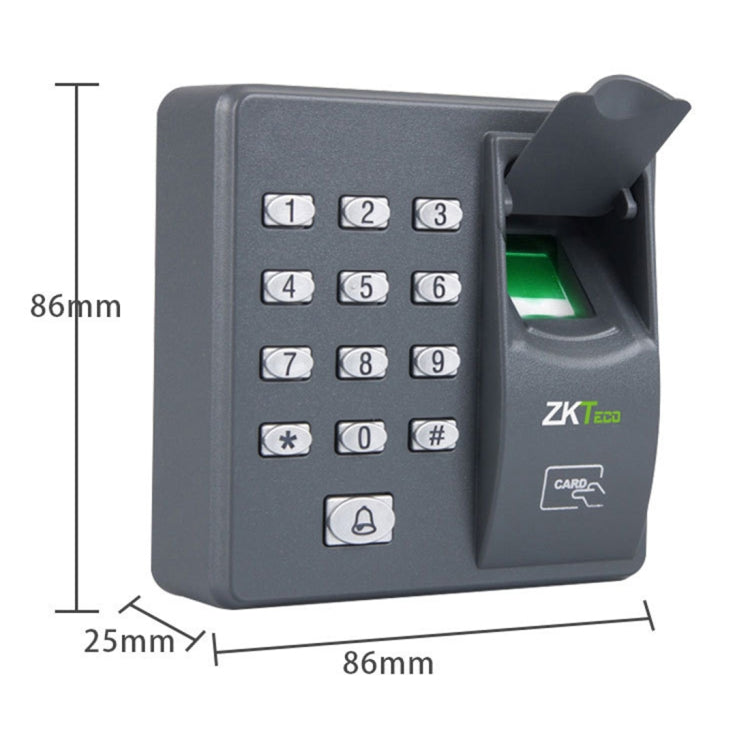 ZKTeco X6 Rilevatore di presenze con impronte digitali All-in-one Password Swipe Controllo accessi Macchina per presenze Sistema intelligente di controllo accessi per ufficio