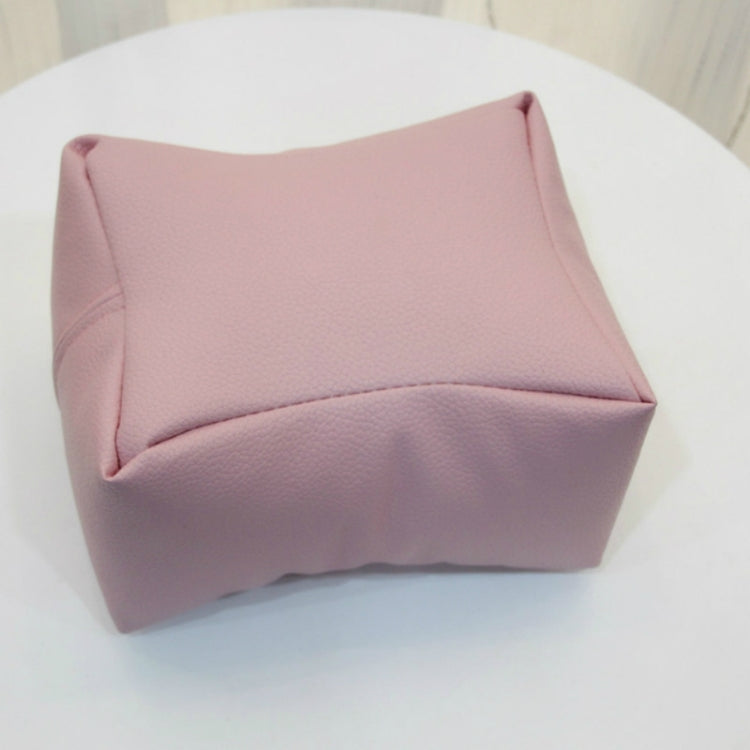 Cuscino poggia mani per manicure in pelle PU 25x18x15 cm