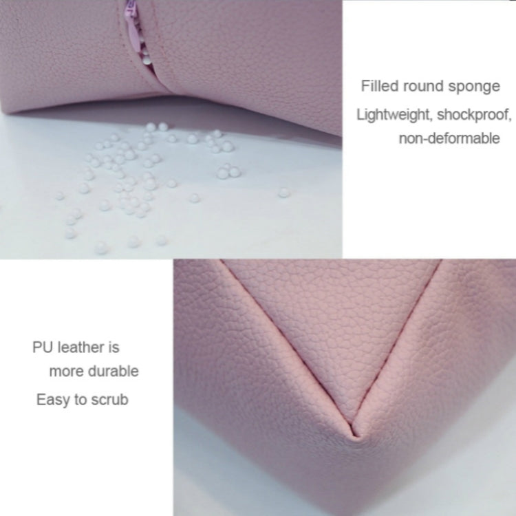 Cuscino poggia mani per manicure in pelle PU 25x18x15 cm