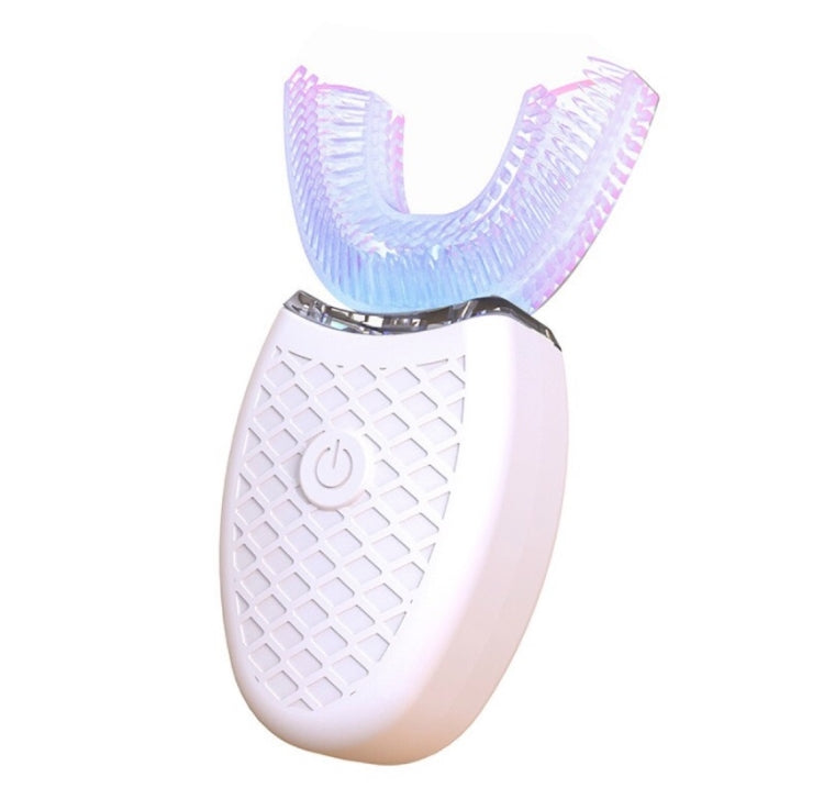 Spazzolino elettrico denti a forma di U con luce sbiancante
