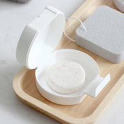 Scatola portasapone portatile da viaggio Scatola portasapone per uso domestico con coperchio, Soap Storage Box