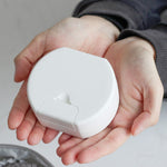 Scatola portasapone portatile con coperchio 9x8x4 cm