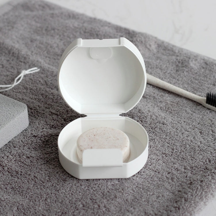 Scatola portasapone portatile con coperchio 9x8x4 cm