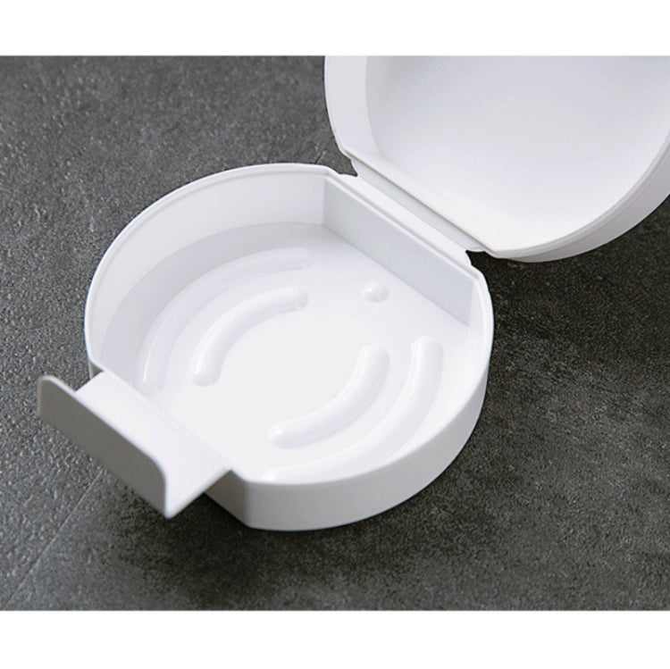 Scatola portasapone portatile con coperchio 9x8x4 cm