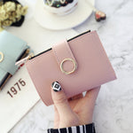 Portafogli da donna Borsa piccola in pelle alla moda Borsa per carte da donna per borsa femminile Portafoglio con fermasoldi