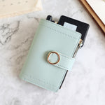 Portafogli da donna Borsa piccola in pelle alla moda Borsa per carte da donna per borsa femminile Portafoglio con fermasoldi