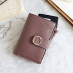 Portafogli da donna Borsa piccola in pelle alla moda Borsa per carte da donna per borsa femminile Portafoglio con fermasoldi