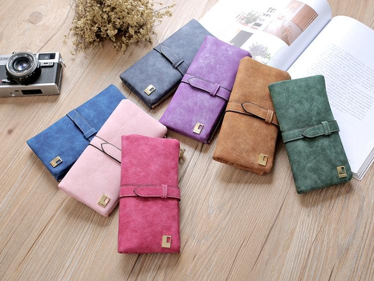 Porta carte di credito per borsa da donna con cerniera in pelle nabuk con coulisse solida