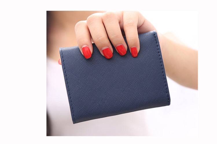 Portafogli corti da donna mini Porta carte portamonete in pelle PU con corona decorata