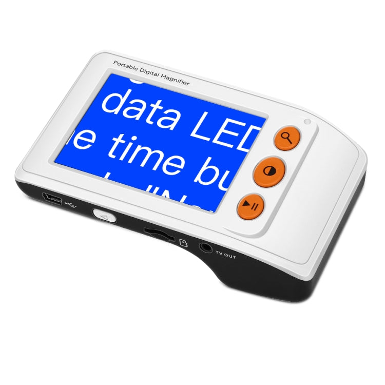 Aiuto visivo elettronico portatile con lente 3,5" 2X-25X