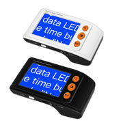 Aiuto visivo elettronico con lente d'ingrandimento portatile ad alta definizione da 3,5 pollici 2X-25X, Black, White
