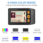 Aiuto visivo elettronico portatile con lente 3,5" 2X-25X