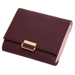 Portafoglio di lusso in pelle femminile Borsa in pelle da donna Portafoglio scozzese da donna Porta carte di cambio caldo Portamonete piccole per ragazze