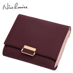 Portafoglio di lusso in pelle femminile Borsa in pelle da donna Portafoglio scozzese da donna Porta carte di cambio caldo Portamonete piccole per ragazze