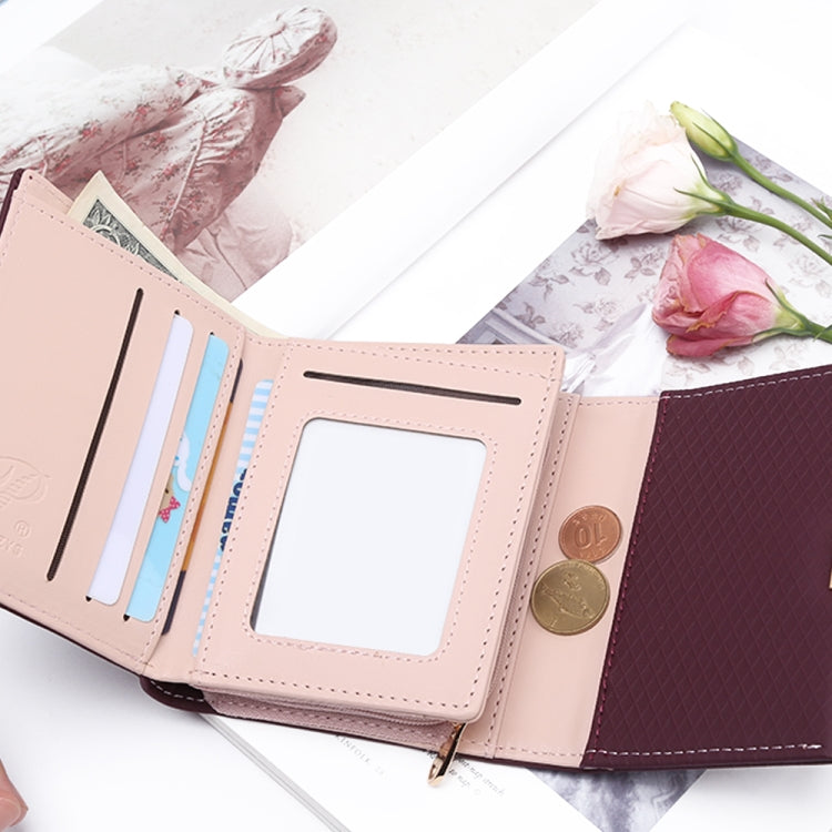 Portafoglio di lusso in pelle femminile Borsa in pelle da donna Portafoglio scozzese da donna Porta carte di cambio caldo Portamonete piccole per ragazze