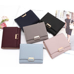 Portafoglio di lusso in pelle femminile Borsa in pelle da donna Portafoglio scozzese da donna Porta carte di cambio caldo Portamonete piccole per ragazze