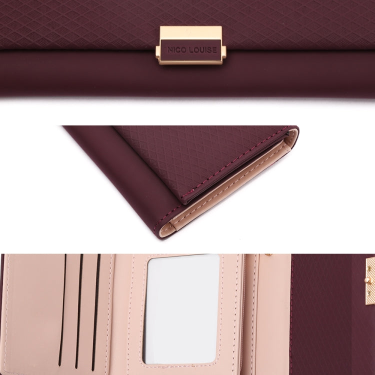 Portafoglio di lusso in pelle femminile Borsa in pelle da donna Portafoglio scozzese da donna Porta carte di cambio caldo Portamonete piccole per ragazze