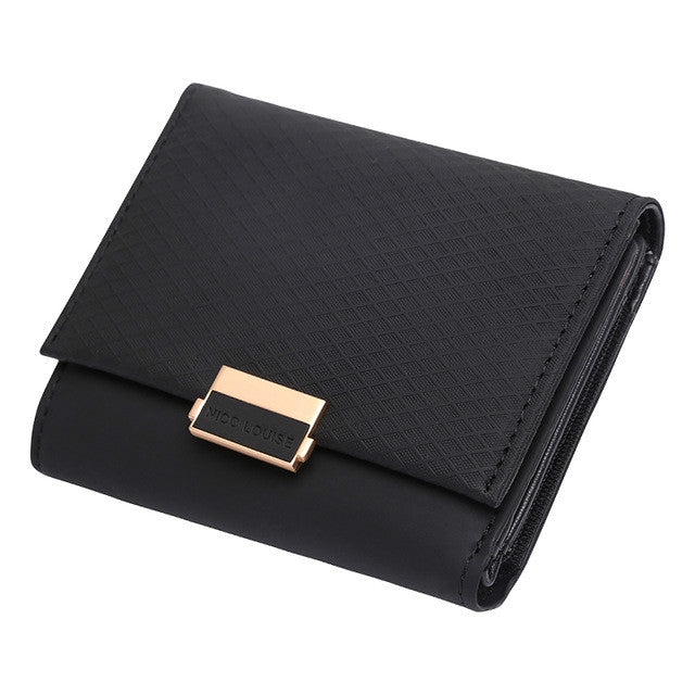 Portafoglio di lusso in pelle femminile Borsa in pelle da donna Portafoglio scozzese da donna Porta carte di cambio caldo Portamonete piccole per ragazze