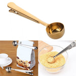 Misurino da caffè da cucina multifunzione da 5 pezzi con misurino da caffè per tè e caffè in acciaio inossidabile con clip, Coffee Scoop(Silver), Coffee Scoop(Gold), Coffee Scoop(Black), Coffee Scoop(Rose Gold)