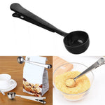 Misurino da caffè da cucina multifunzione da 5 pezzi con misurino da caffè per tè e caffè in acciaio inossidabile con clip, Coffee Scoop(Silver), Coffee Scoop(Gold), Coffee Scoop(Black), Coffee Scoop(Rose Gold)