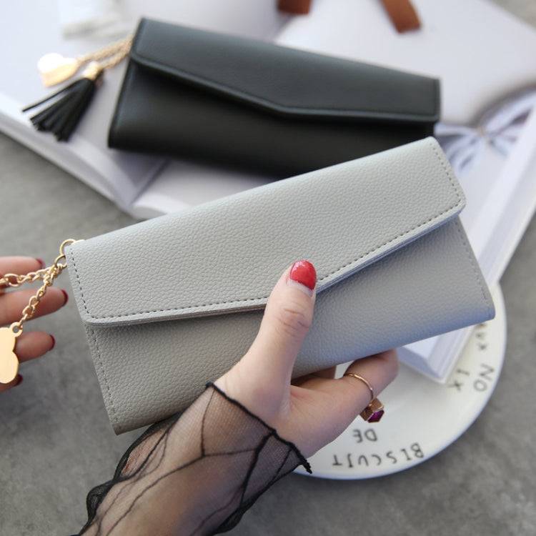 Portafogli semplici con cerniera Portafoglio con pochette a sezione lunga Borsa porta soldi in morbida pelle PU