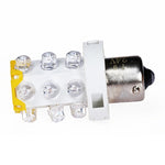 Spia LED lampadina piccola B15 15 LED 12V-220V colore casuale