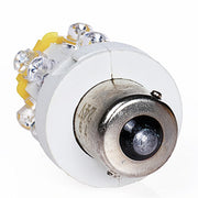 Spia LED a lampadina piccola B15 15 LED, consegna colore casuale, 12V, 24V, 220V