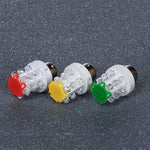 Spia LED lampadina piccola B15 15 LED 12V-220V colore casuale