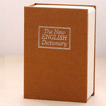 Mini cassaforte libro con serratura segreta 14x9.5x6 cm