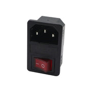 10 PCS AC-01 Three Pin Power Socket with Safety Switch Socket