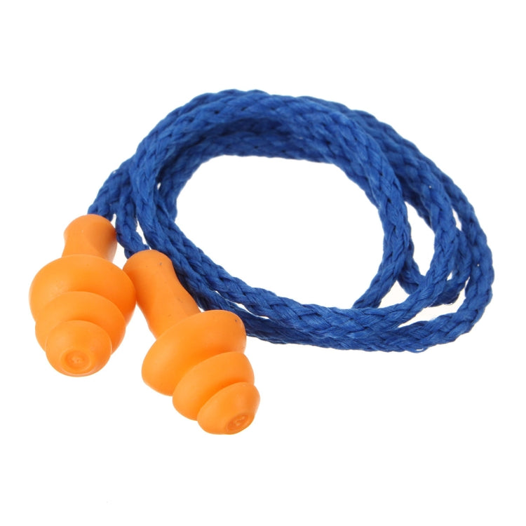 Tappi per orecchie in silicone con cordoncino 10 pezzi