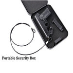 Mini cassetta di sicurezza portatile per auto con password