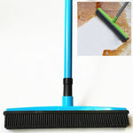 2 pezzi di scopa per depilazione di tappeti per animali domestici, raschiante, spazzola per pavimenti in gomma per lavaggio a mano senza polvere, Blue, Green, Red, Yellow, Grass Green