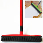 2 pezzi di scopa per depilazione di tappeti per animali domestici, raschiante, spazzola per pavimenti in gomma per lavaggio a mano senza polvere, Blue, Green, Red, Yellow, Grass Green